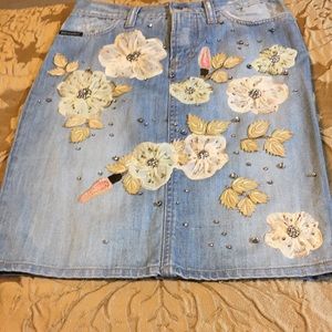 Beautiful D&G denim skirt